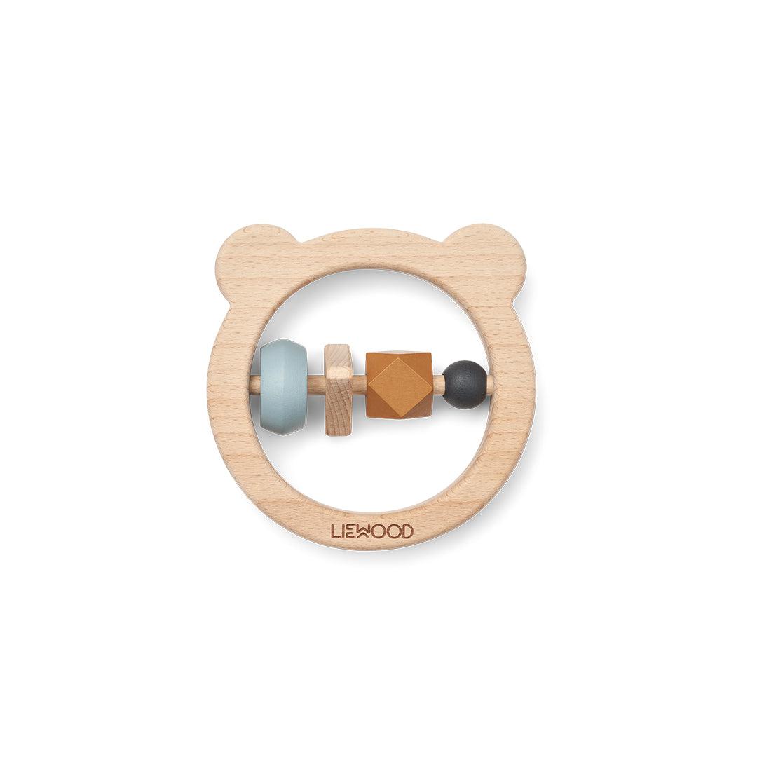 Liewood Avada Wooden Rattle - Sea Blue Mix